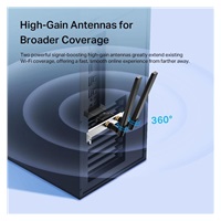 PCIe Adaptér AX3000 Wi-Fi 6 Bluetooth 5.2