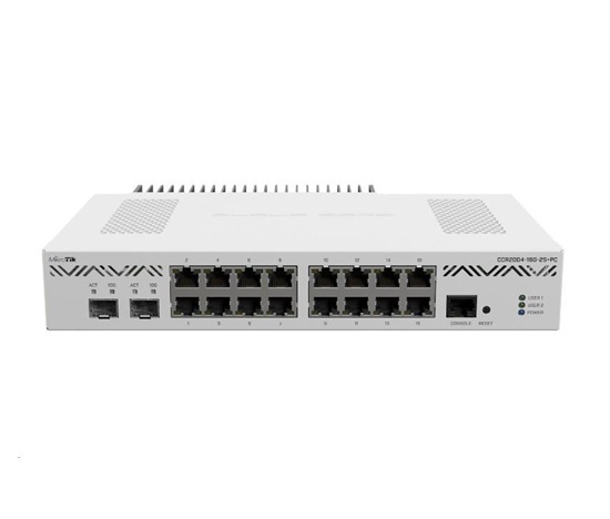 MikroTik Cloud Core Router, CCR2004-16G-2S+PC