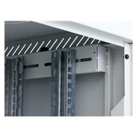 TRITON 19" jednodílný rozvaděč 12U/500mm, odnímatelné boční kryty, černý