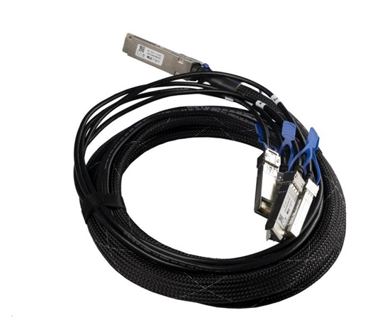 MikroTik XQ+BC0003-XS+ - 100G DAC cable QSFP28 to 4x SFP28, 3m