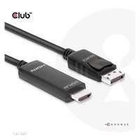 Club3D kabel DP 1.4 na HDMI, 4K120Hz nebo 8K60Hz HDR10, M/M, 3m