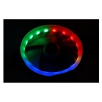 EUROCASE ventilátor RGB 120mm (Turbine blade, FullControl Led), set 3ks + controller