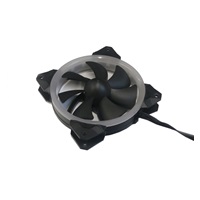 EUROCASE ventilátor RGB 120mm (Turbine blade, FullControl Led), set 6ks + controller