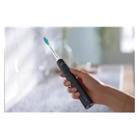 Philips HX3673/14 Sonicare 3100, zubní kartáček, pro dospělé, 31000 kmitů/min, časovač, tlakový senzor, pouzdro, černý