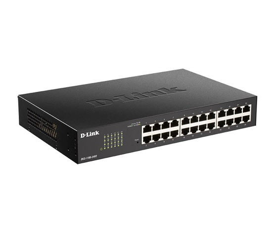 D-Link DGS-1100-24 v2 24-Port Gigabit Smart Managed Switch, fanless