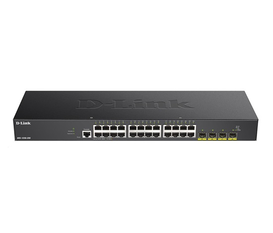 D-Link DGS-1250-28X 28-port Gigabit Smart Switch, 24x GbE, 4x SFP+