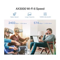 TP-Link RE700X OneMesh/EasyMesh WiFi6 Extender/Repeater (AX3000,2,4GHz/5GHz,1xGbELAN)