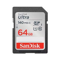 SanDisk SDXC karta Ultra 64GB (140MB/s)