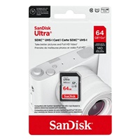SanDisk SDXC karta Ultra 64GB (140MB/s)
