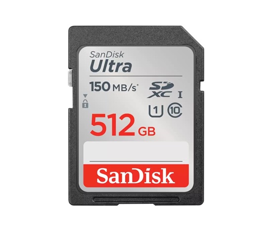 SanDisk SDXC karta Ultra 512GB (150MB/s)