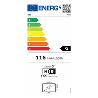 SHARP/NEC LCD 65" MultiSync M651 PCAP, 3840x2160, 500nit, 24/7, DP, HDMI, LAN, RS232, USB, SDM Slot, Mediaplayer, Dotyk