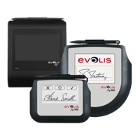 Evolis Sig100, 10.5 cm (4''), display