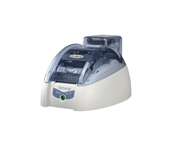 Evolis Tattoo2 RW, single sided, 12 dots/mm (300 dpi), USB, Ethernet, MSR