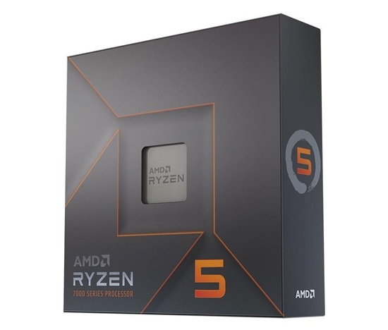 CPU AMD RYZEN 5 7600X WOF, 6-core, 4.7GHz, 32MB cache, 105W, socket AM5, BOX, bez chladiče