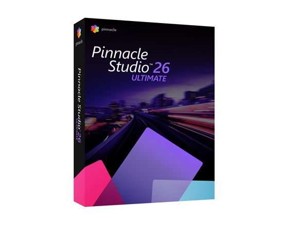 Pinnacle Studio 26 Ultimate ML EU - Windows, EN/CZ/DA/DE/ES/FI/FR/IT/NL/PL/SV - ESD