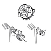 Homematic IP  Adaptér ventilu Oventrop - 76029A1B