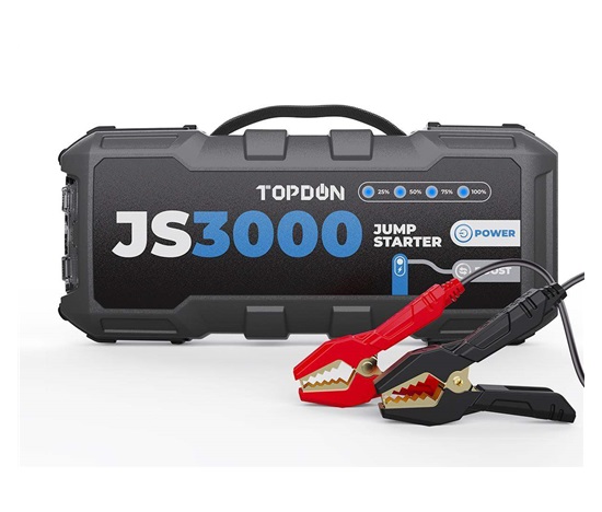 TOPDON Car Jump Starter JumpSurge 3000, 24000 mAh