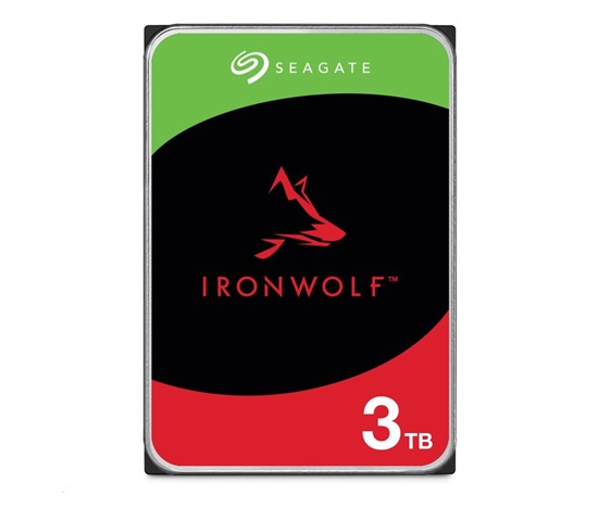 SEAGATE HDD 3TB IRONWOLF (NAS), 3.5", SATAIII, 5400 RPM, Cache 256MB