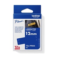 BROTHER TZe-PR935- kazeta TZ šířky 12mm, laminovaná TZe-PR935 PREMIUM SILVER / stříbrná páska / bílé písmo