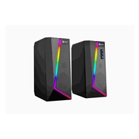 C-TECH reproduktory SPK-17, 2.0, RGB, černá