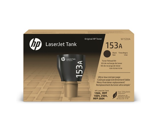 HP 153A Black Original LaserJet Tank Toner Reload Kit (W1530A) (2.500 pages)