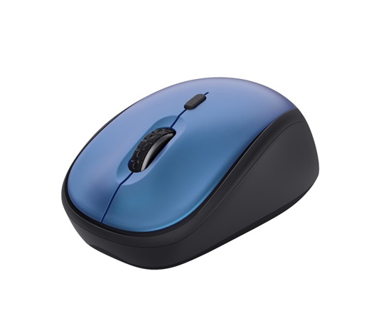 TRUST myš Yvi+ Wireless Mouse Eco Blue, modrá