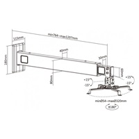 Reflecta VESTA 120S nástěnný držák dataprojektoru