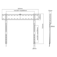 Reflecta PLANOLED 80-6030 nástěnný OLED TV držák