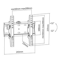 Reflecta PLANO Slim 42-2020T nástěnný TV držák