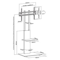 Reflecta TV STAND Elegant 70S televizní stolek
