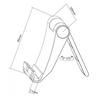 Reflecta TABULA Travel T stojánek na tablet