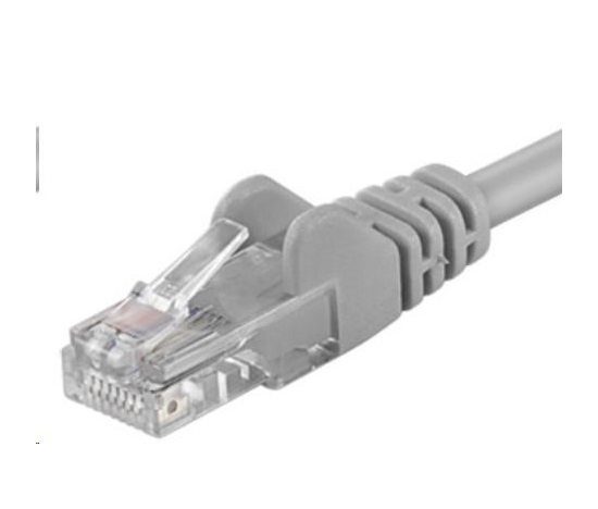 PremiumCord Patch kabel UTP RJ45-RJ45 CAT6 0.25m šedá