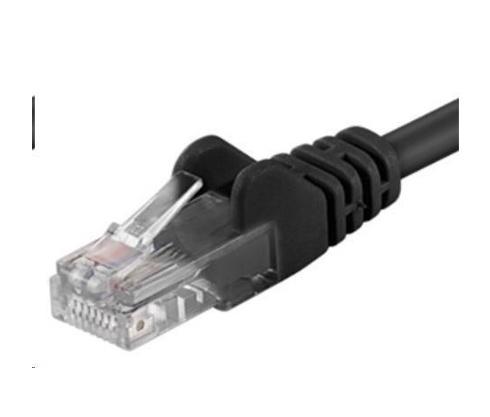 PremiumCord Patch kabel UTP RJ45-RJ45 CAT6 1m černá