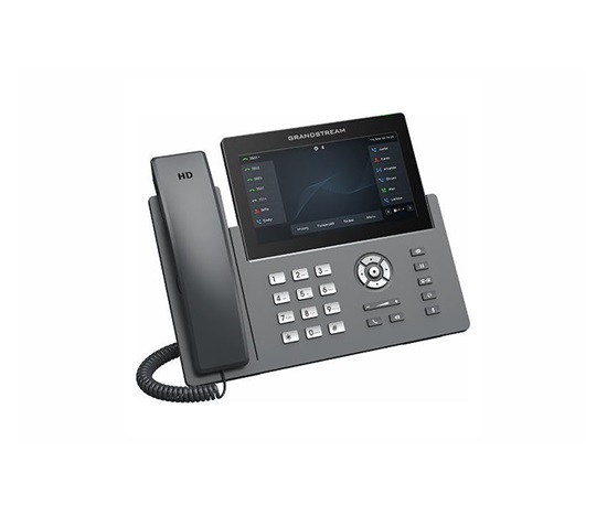 Grandstream GRP2670 SIP telefon, 12 linek, 6 SIP účtů, 7" displej, Wi-Fi, Bluetooth, 2 x RJ45 10/100/1000 Mbps