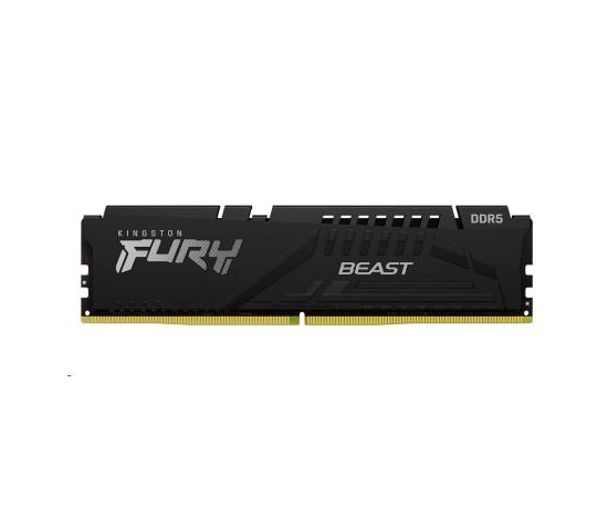 KINGSTON DIMM DDR5 16GB 5600MT/s CL36 FURY Beast Černá EXPO