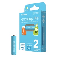 PANASONIC HR03 AAA 4LCCE/2BE ENELOOP LITE N, 550 mAh (Blistr 2ks)