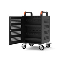 PORT CONNECT CHARGING CABINET 20 Notebooks + RACK 1xU 19’’, černý a béžový