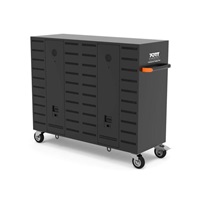 PORT nabíjecí skříňka pro 40 zařízení, individuální zámky, černá