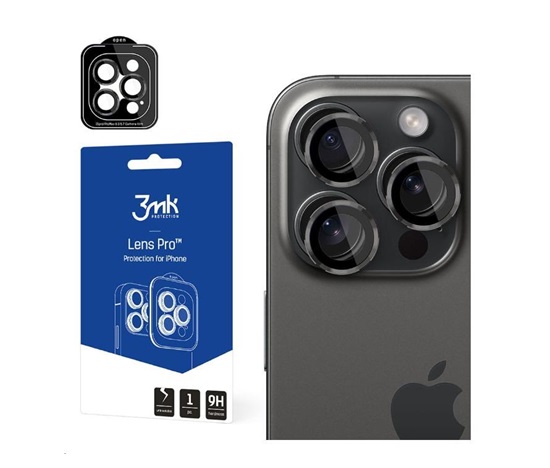 3mk Lens Protection Pro pro Apple iPhone 14 Pro / iPhone 14 Pro Max, grafitová