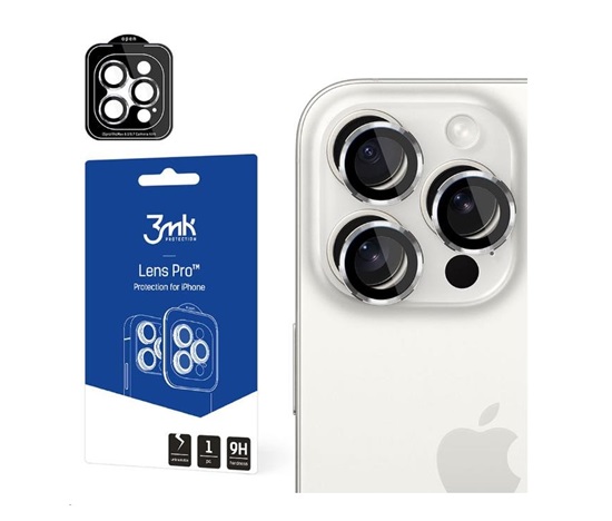 3mk Lens Protection Pro pro Apple iPhone 14 Pro / iPhone 14 Pro Max, stříbrná