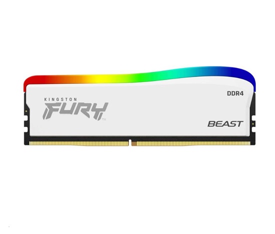 KINGSTON DIMM DDR4 16GB 3200MT/s CL16 FURY Beast Bílá RGB SE
