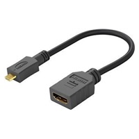 PremiumCord Flexi adaptér HDMI Typ A samice - micro HDMI Typ D samec pro ohebné zapojení
