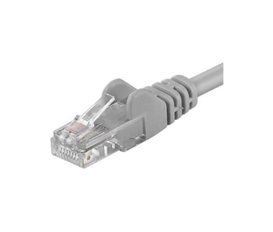 PremiumCord Patch kabel UTP RJ45-RJ45 CAT6 2m šedá