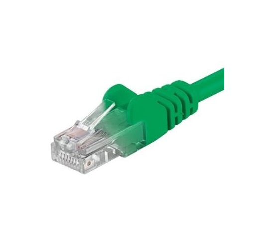 PremiumCord Patch kabel UTP RJ45-RJ45 CAT6 3m zelená