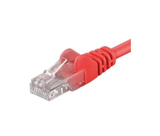 PremiumCord Patch kabel UTP RJ45-RJ45 CAT6 5m červená