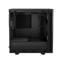 FRACTAL DESIGN skříň Define 7 Mini Black Solid, USB 3.1 Type-C, 2x USB 3.0, bez zdroje, mATX