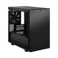 FRACTAL DESIGN skříň Define 7 Nano Black Solid, USB 3.1 Type-C, 2x USB 3.0, bez zdroje, mATX