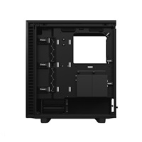 FRACTAL DESIGN skříň Define 7 Compact Black TG light, USB 3.1 Type-C, 2x USB 3.0, bez zdroje, mATX