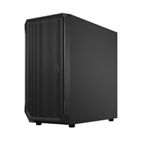 FRACTAL DESIGN skříň Focus 2 Black TG Clear Tint, 2x USB 3.0, bez zdroje, mATX