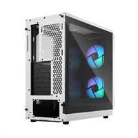 FRACTAL DESIGN skříň Focus 2 RGB White TG Clear Tint, 2x USB 3.0, bez zdroje, mATX